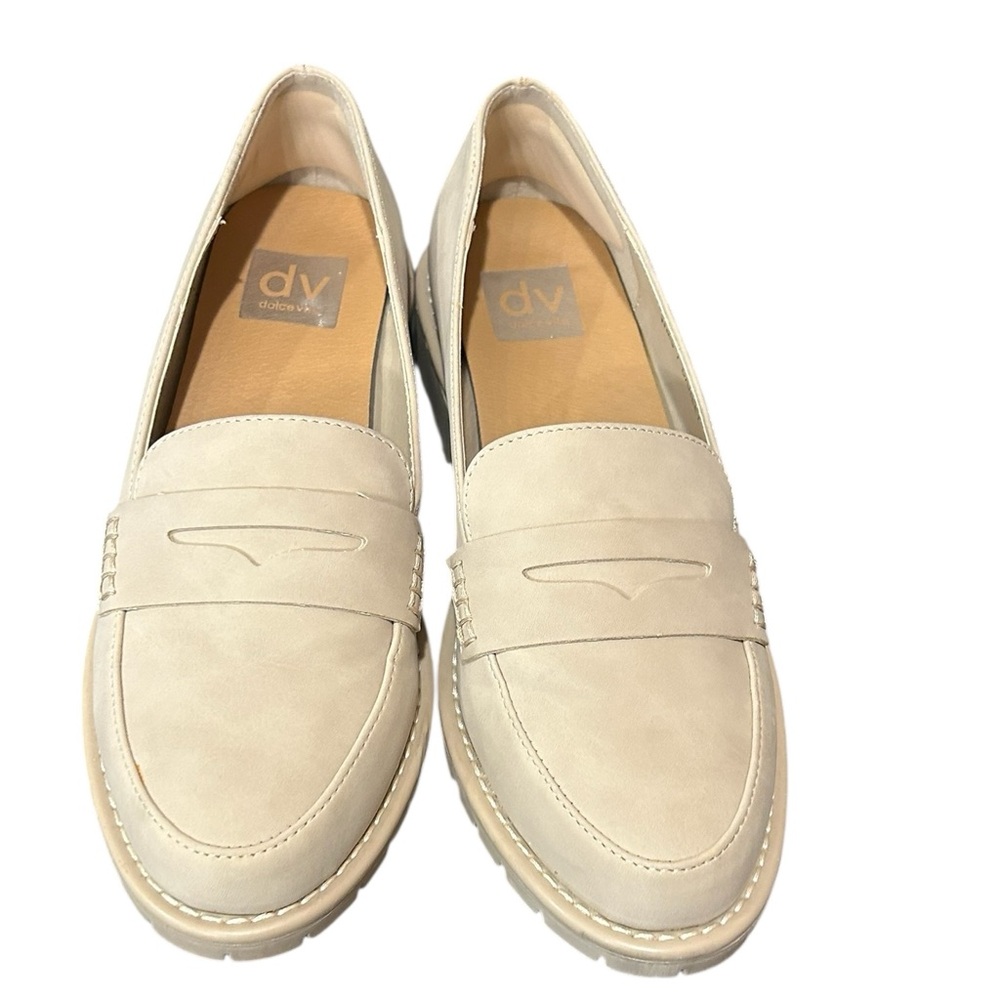 DV Dolce Vita Carly Cream Slip-On Loafers - Picture 7 of 7